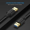 Ugreen USB-A 3.0 Male To Male Data Sync Charging Cable 1m Black