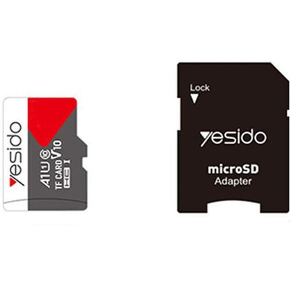 بطاقة ذاكرة يسيدو FL14 Micro SDXC سعة 128 جيجابايت مع محول 