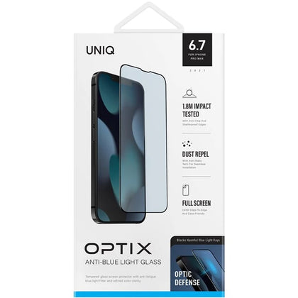 Uniq iPhone 13/13 Pro Optix Anti Blue Glass Protector