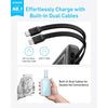 Anker Zolo Power Bank 20000mAh 30W with Built-in USB-C and Lightning Cables A1681