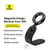 Baseus C02 Go Magnetic Car Phone Holder 360° Rotatable, Bendable Car Mount - Black