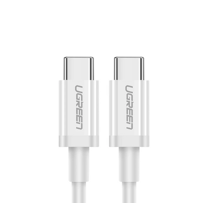 UGREEN USB-C 2.0  To USB-C 2.0 Cable 1 Meter / 2 Meter (White)