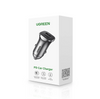 Ugreen Fast Car Charger USB-A / USB-C 30W PD PPS Gray (CD130)