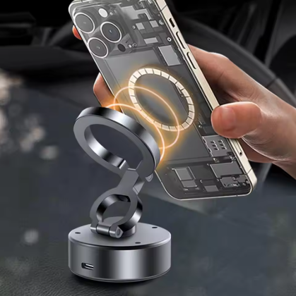 M11 360° Rotation Magsafe vacuum suction Car Mount Mobile Phone Holder