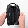 WiWU Salem Travel Pouch Big Capacity 3 Layer Daily Accessories Gadget Organizer with Leather Handle
