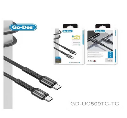 Go-Des TypeC to TypeC Cable 60W 1.2m