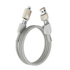 WiWU Raptor Series 100W 4 in 1 Fast Charging 1.2M Cable - Titanium