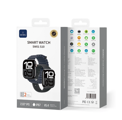 WiWU Smart Watch SW01 S10 - Black