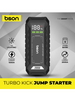 Bson Turbo Kick Jump Starter – 16000mAh, QDSP Quick Start, Up to 8L Gas/Diesel Engines, 3-Mode Dual Brightness LED Light, Power Bank Function