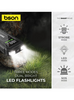 Bson Turbo Kick Jump Starter – 16000mAh, QDSP Quick Start, Up to 8L Gas/Diesel Engines, 3-Mode Dual Brightness LED Light, Power Bank Function