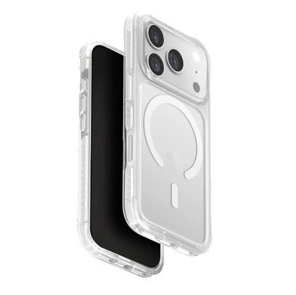 UNIQ Combat Triple-Layered Protective Phone Case with MagSafe for iPhone 17 Pro – White