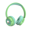 WiWU Wireless headphone for Kids Comfortable PU leather Long Working time - Green