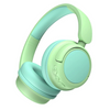 WiWU Wireless headphone for Kids Comfortable PU leather Long Working time - Green