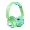 WiWU Wireless headphone for Kids Comfortable PU leather Long Working time - Green