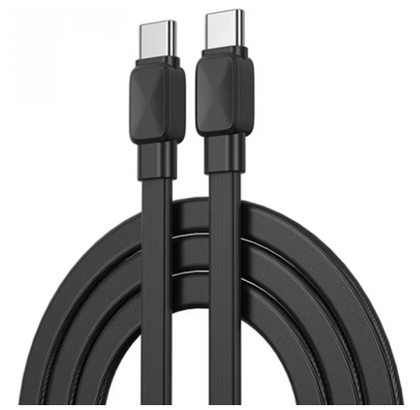 Wiwu Bravo PD Type-C to Type-C Charging Cable 1m Black