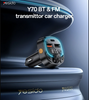 Yesido Y70 BT5.3 Support Charging BT & FM Transmittor Car Charger