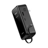 Momax 1-Pac⁺ 10000mAh 3in1 Hybrid GaN Battery Pack with Built-In Retractable Cable - Black