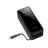 Momax 1-Pac⁺ 10000mAh 3in1 Hybrid GaN Battery Pack with Built-In Retractable Cable - Black