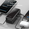 Momax 1-Pac⁺ 10000mAh 3in1 Hybrid GaN Battery Pack with Built-In Retractable Cable - Titanium(Copy)