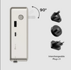 Momax 1-Pac⁺ 10000mAh 3in1 Hybrid GaN Battery Pack with Built-In Retractable Cable - Titanium(Copy)