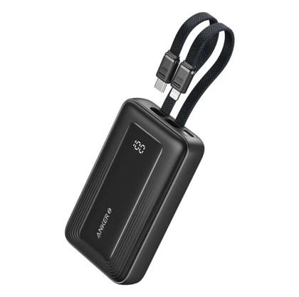 Anker Zolo Power Bank 20000mAh 30W with Built-in USB-C and Lightning Cables A1681