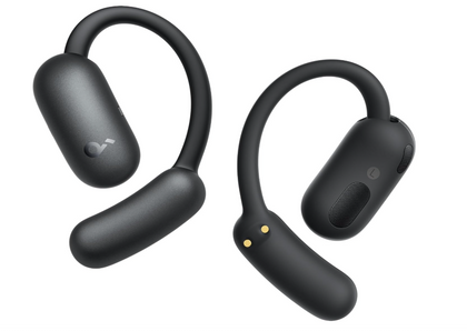 soundcore AeroFit 2 by Anker, Open-Ear Headphones, Translation Earbuds Real Time, 4 Adjustable Positions for Every Ear Size, 2x Richer Bass, Hi-Res, 42H Playtime, IP55,AI Clear Calls,Wireless Charging