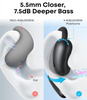 soundcore AeroFit 2 by Anker, Open-Ear Headphones, Translation Earbuds Real Time, 4 Adjustable Positions for Every Ear Size, 2x Richer Bass, Hi-Res, 42H Playtime, IP55,AI Clear Calls,Wireless Charging