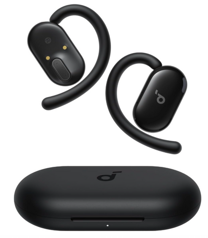 Soundcore V20i by Anker Open-Ear Headphones, Adjustable Ear Hooks, Ultra-Comfort, Snug Fit, Powerful Sound, Clear Calls, IP55, 36H Playtime, Bluetooth 5.4 Wireless Earbuds, Multipoint Connection