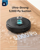 eufy L60 Hybrid Robot Vacuum Cleaner with Mop, Ultra Strong 5,000 Pa Suction to Remove Hair, Dust, iPath Laser Navigation, For Deep Floor Cleaning, Ideal for Hard Floors