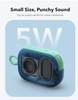 soundcore Select 4 Go Bluetooth Shower Speaker by Anker, IP67 Waterproof/Dustproof, Portable Wireless Speaker, 20H Playtime, Floatable, Powerful Sound, Electronics for Outdoors/Home/Office/Travel-Blue