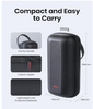 NEBULA Capsule 3 Official All-in-One Travel Case(not for Capsule 3 Laser), Customized for Capsule 3, Adapter, Remote Control, Cables and Stand, Waterproof and Protective Polyester.