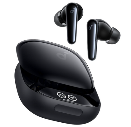Soundcore Liberty 4 Pro by Anker, Noise Cancelling Wireless Earbuds, 7-Sensor and Real-Time Adaptive Noise Cancelling, 2× Faster Charging, Studio-Level Hi-Fi Music, Clear Calls with 6 Mics and AI