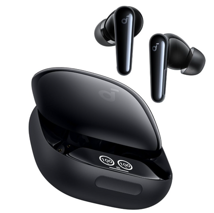 Soundcore Liberty 4 Pro by Anker, Noise Cancelling Wireless Earbuds, 7-Sensor and Real-Time Adaptive Noise Cancelling, 2× Faster Charging, Studio-Level Hi-Fi Music, Clear Calls with 6 Mics and AI