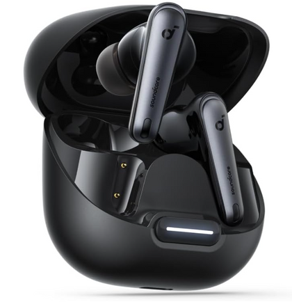 Soundcore by Anker Liberty 4 NC Wireless Earbuds, 98.5% Noise Reduction, Adaptive Noise Cancelling to Ears and Environment, Hi-Res Sound, 50H Battery, Wireless Charging, Bluetooth 5.3