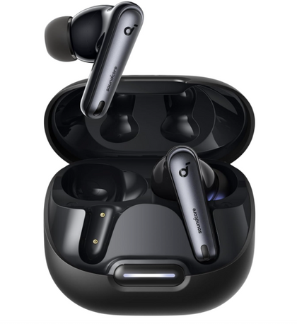 Soundcore by Anker Liberty 4 NC Wireless Earbuds, 98.5% Noise Reduction, Adaptive Noise Cancelling to Ears and Environment, Hi-Res Sound, 50H Battery, Wireless Charging, Bluetooth 5.3