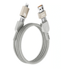 WiWU Wi-C051 Raptor 100W 4 in 1 Fast Charging 2M Cable - Titanium