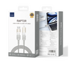 WiWU Wi-C051 Raptor 100W 4 in 1 Fast Charging 2M Cable - Titanium