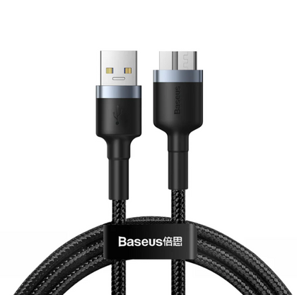 Baseus Cafule Converter Cable USB 3.0 Male To Micro-B 1M - Dark Grey (CADKLF-D0G)