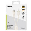 Lanex 2-in-1 Cable Beige With Type C & Lighting 1.2m Beige – LS456T
