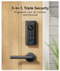 eufy Security Video Smart Lock E330, 3-in-1 Camera+Doorbell+Fingerprint Keyless Entry Door Lock, Smart Built-in Wi-Fi Deadbolt for Front Door, Auto Lock, App Remote Control, Easy Installation