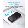 Anker 87W 20,000mAh Laptop Power Bank with Built-in USB-C Cable - Black