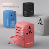 Momax 1-World+ 3-Port Travel GaN Charger With Built-in USB-C Cable 70W