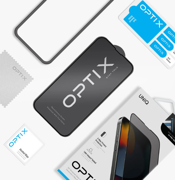 Uniq iPhone 13 Pro Max Optix Privacy Glass Screen Protector
