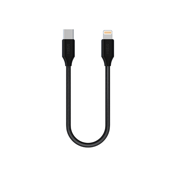 Green Lion Braided Type-C to Lightning Cable 30cm 20W