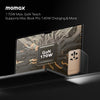 شاحن Momax 1-World للسفر بأربعة منافذ GaN بقوة 170 واط + كابل USB-C - حجر رملي