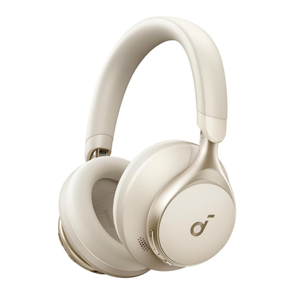 Soundcore by Anker, Space One Active Noise Cancelling Headphones, 40H ANC Playtime - Latte Cream