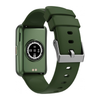 Swiss Military Rhine2 Smart Band 1.57” Display, Bluetooth Calling, Multi Language, Health & Sports Tracking, 7 Days Battery, IP67, iOS/Android Compatible, Green Strap