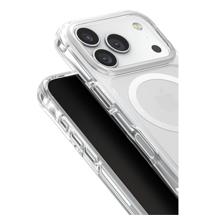 UNIQ LPX CLASSIC Case for iPhone 17 Pro and Pro Max, Slim Hybrid Clear 8 ft Drop Protection Case with Anti-Fingerprint Finish & MagClick-Compatibility (Clear)