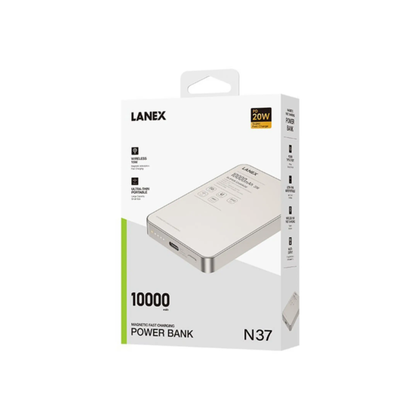 Lanex Power Bank 10000mAh Titanium Gold – N37