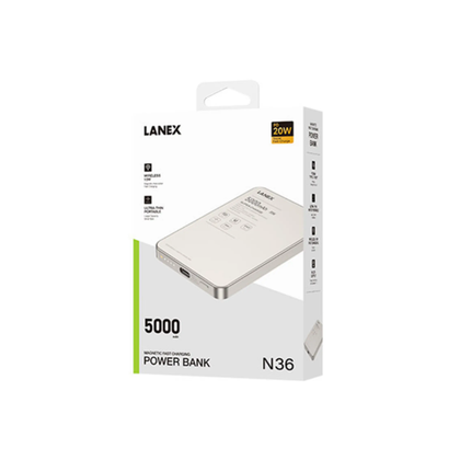 Lanex Power Bank 5000mAh Titanium Gold – N36